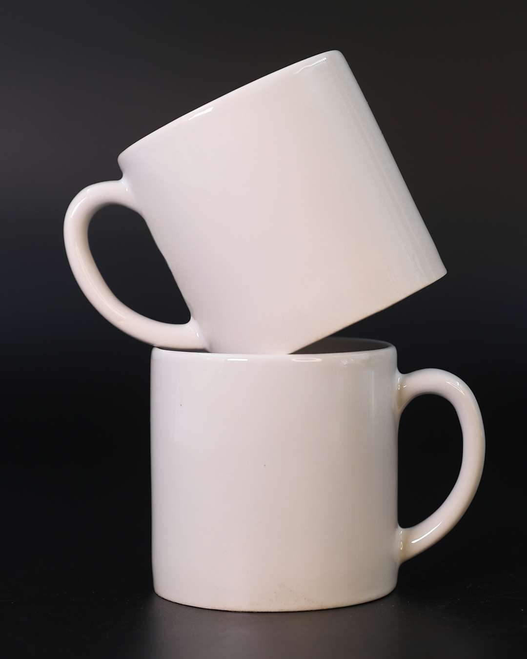 4oz White Mug | Black