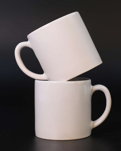 4oz White Mug | Black