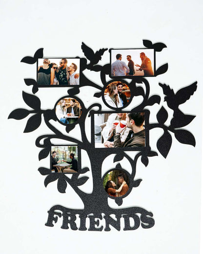 Friends Tree – Sublimation Photo Frame  | Black