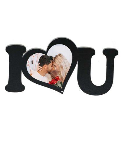 I Love You Sign – Sublimation Photo Frame  | Black