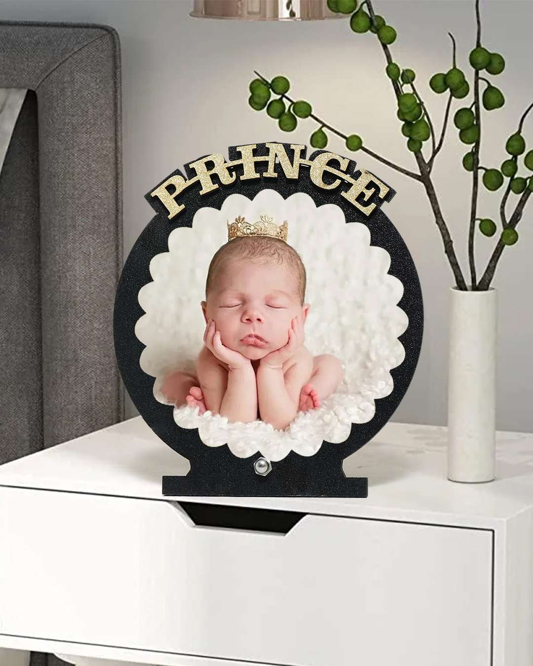 Prince – Sublimation Photo Frame   | Black Brown