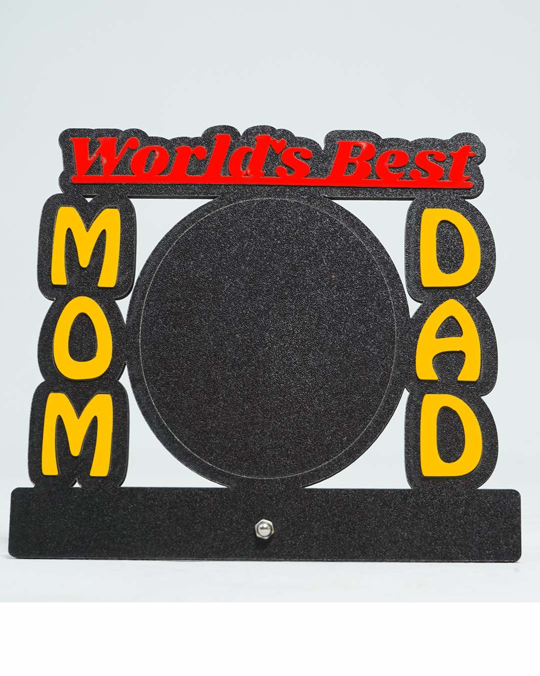 World's Best Mom Dad – Sublimation Photo Frame  | Red Black