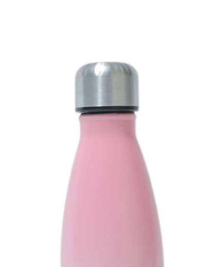 Bamboo Blank Flask Cola Shaped Bottle 500ml  Pink,White Gradient