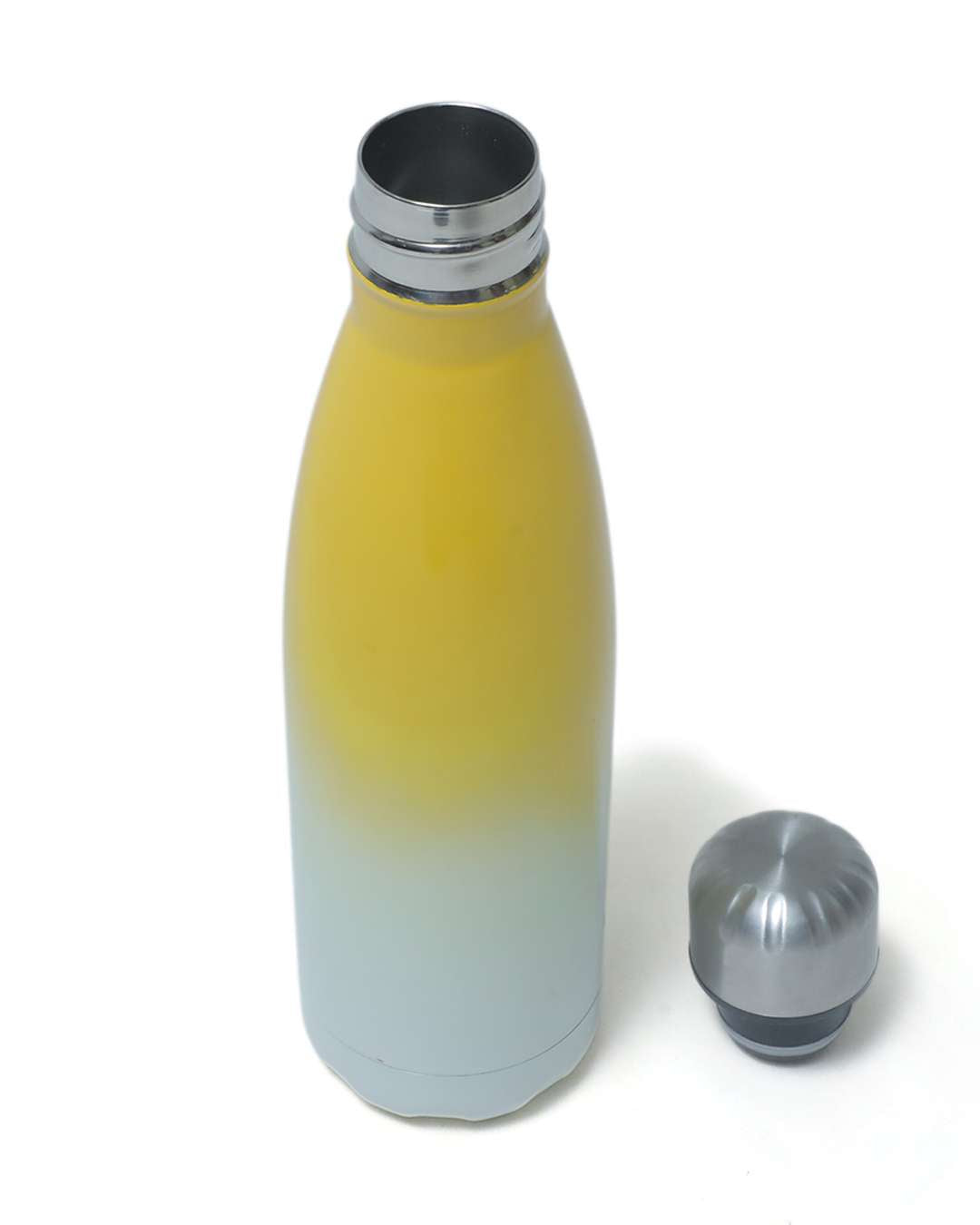 Bamboo Blank Flask Cola Shaped Bottle (BB2) 500 ml | White