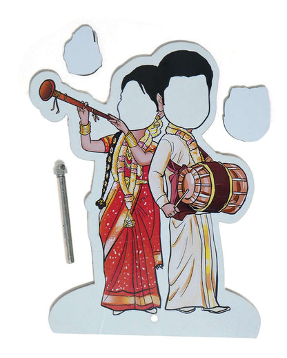 Dancing Married South Indian Couple