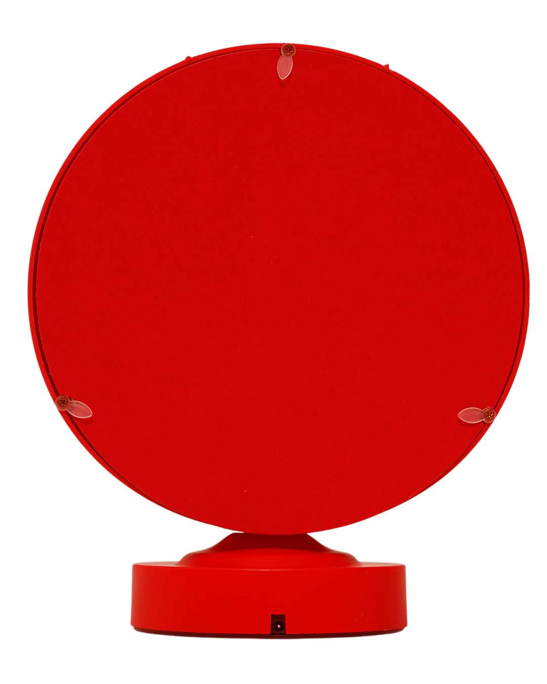 LED MDF Rotating Lamp Round Shape Photo Lamp | Red