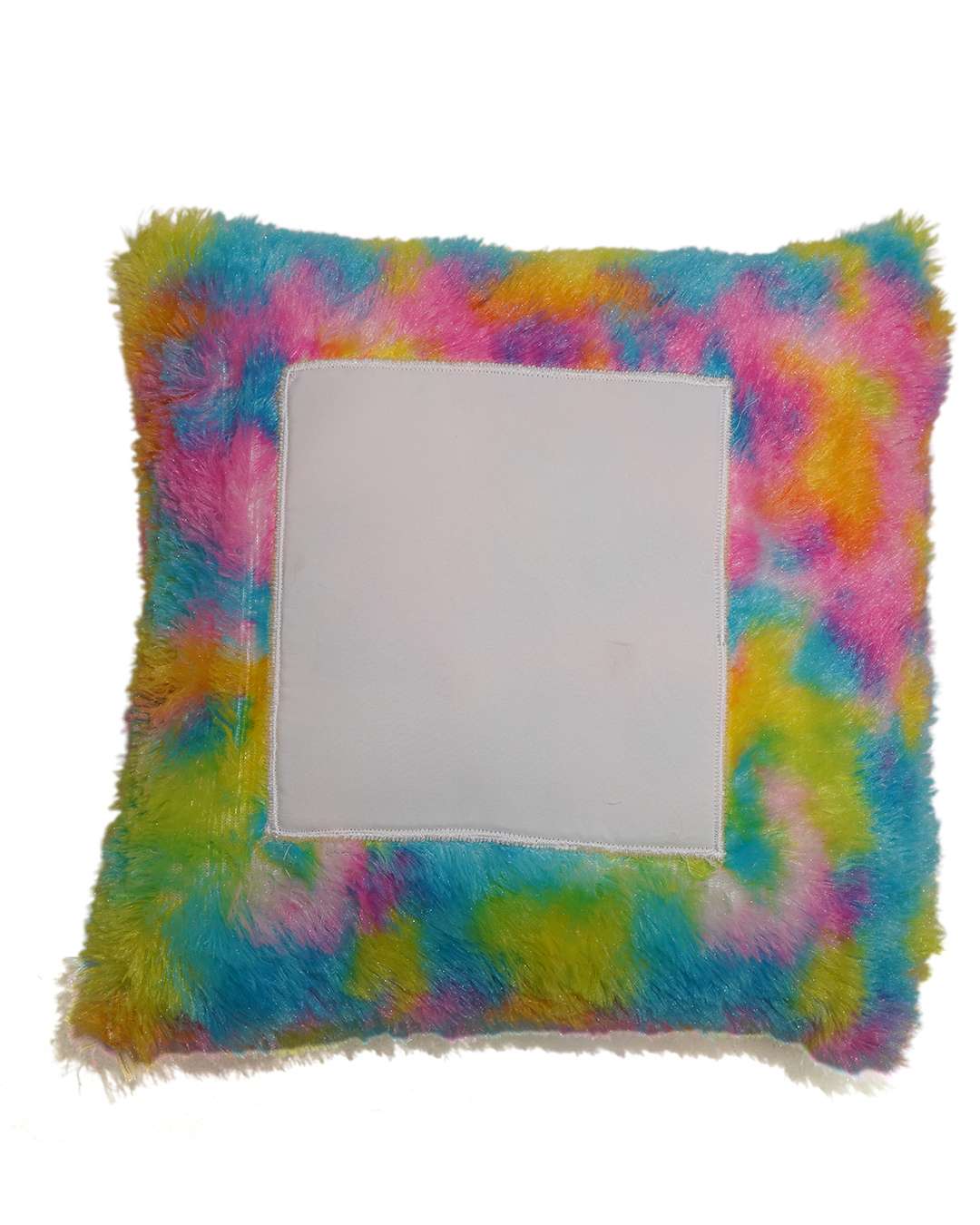 Rainbow Squared Shaped Cushion – Personalized with your photo or tex | Rainbow