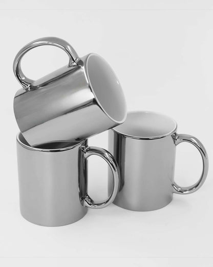 Metallic Silver Mug | Silver