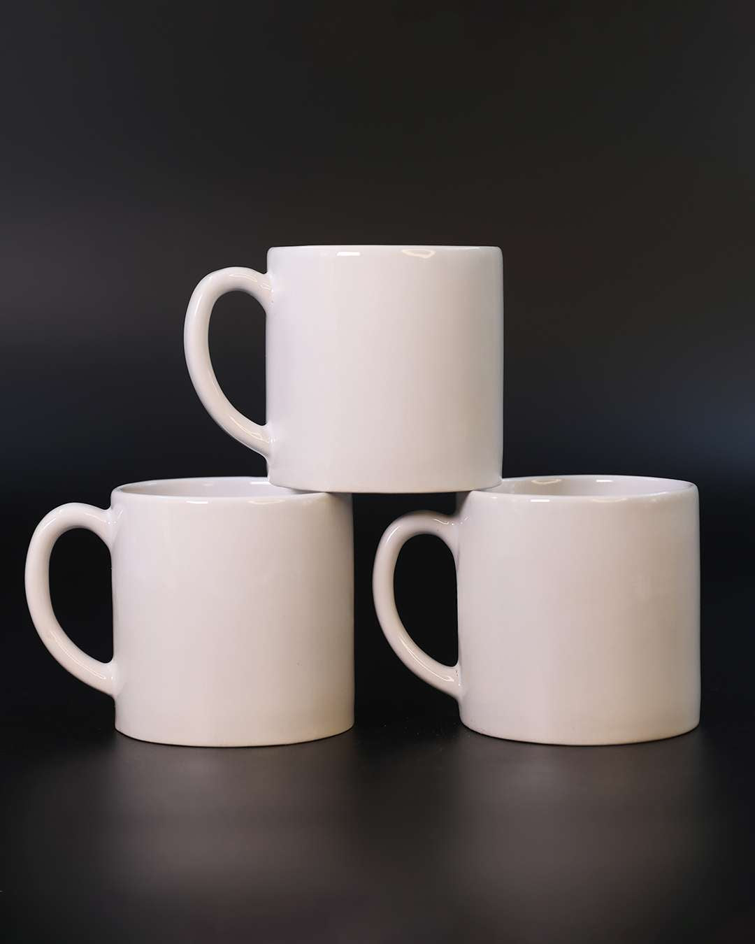 4oz White Mug | Black