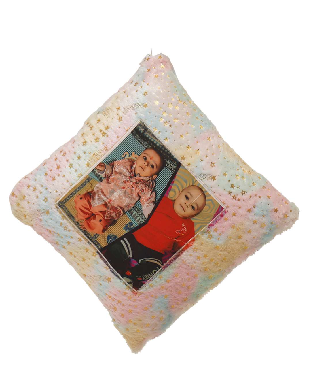 Multi Colored Heart Shaped Pillow – Personalized with your photo or text | Multi