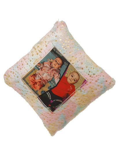 Multi Colored Heart Shaped Pillow – Personalized with your photo or text | Multi