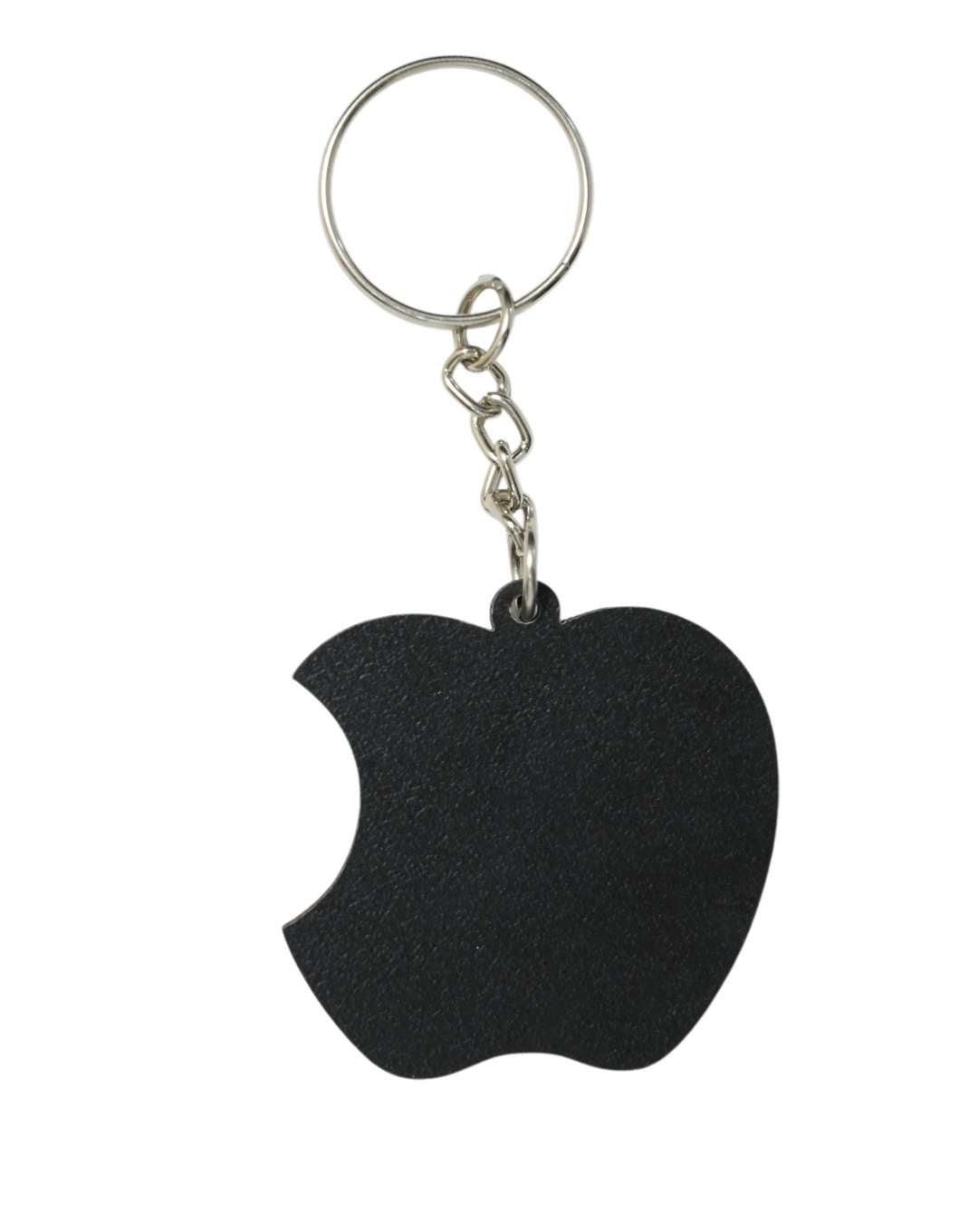 Apple Shape Key Chain | White