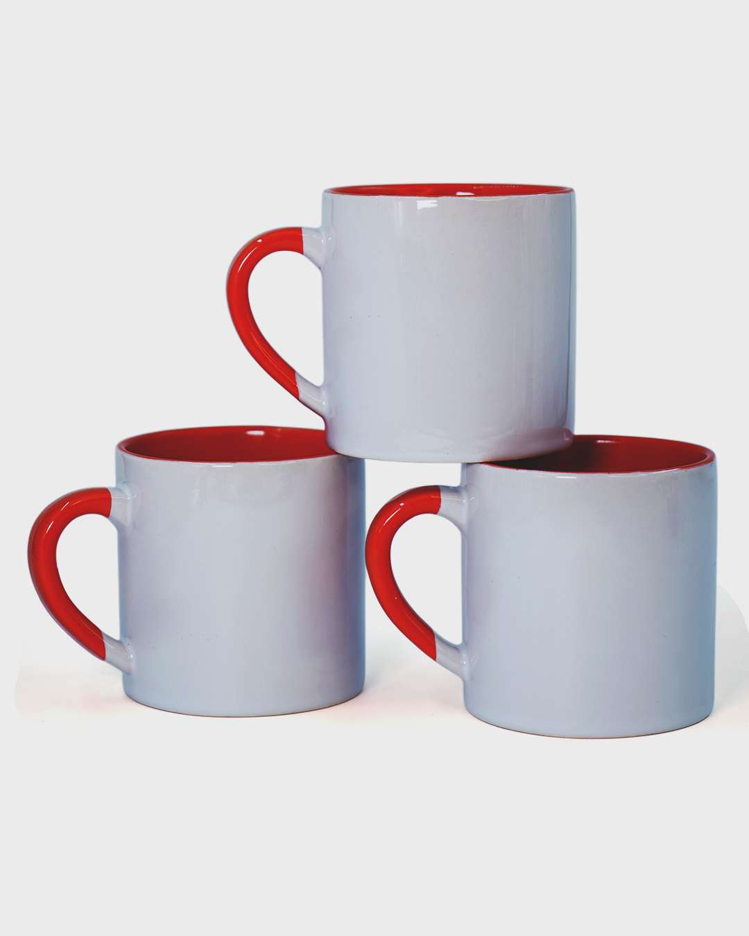 6oz Red Inner Color Mug   | Red Inner