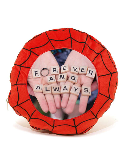 Spiderman Custom Design Photo Pillow — perfect for fans of all ages | Red