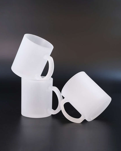 Frosted Glass Mug | Frosted Bear