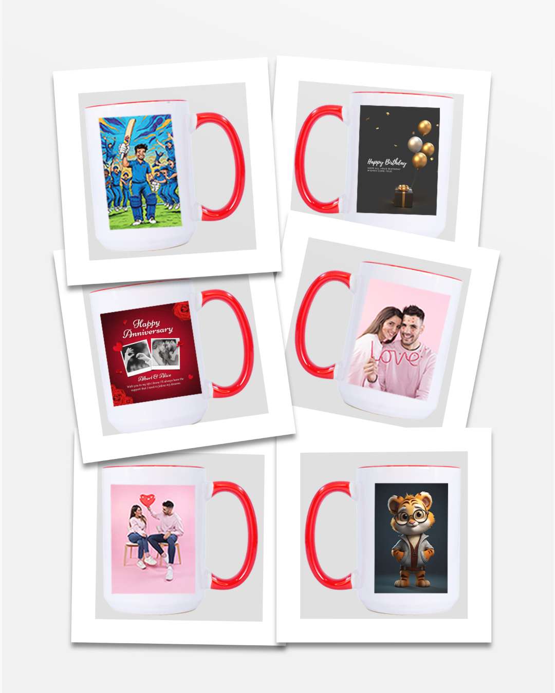 15oz Red Inner Color Mug | Red