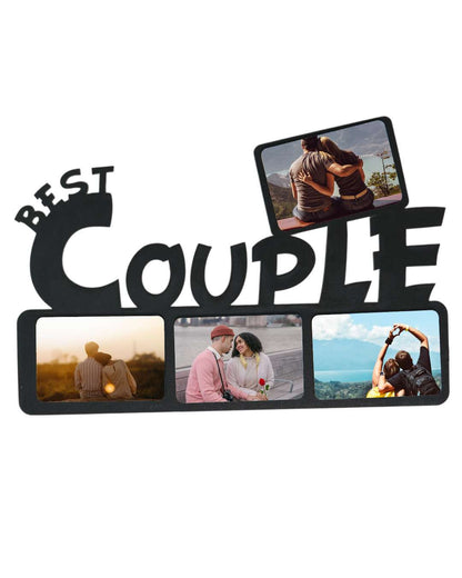 Best Couple Sign – Sublimation Photo Frame  –  | Black
