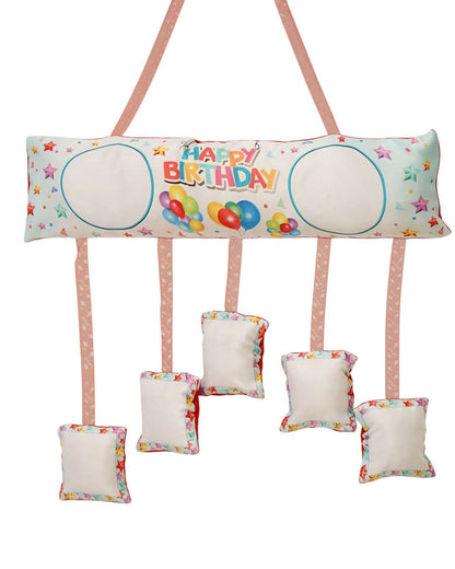 Happy Birthday for Kid Multi Square Shaped Pillow – Personalized with your photo or text | Multi