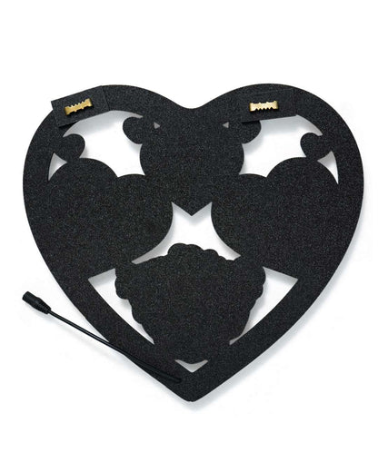 Best Collage Couple LED Photo Frame Heart Shape | White