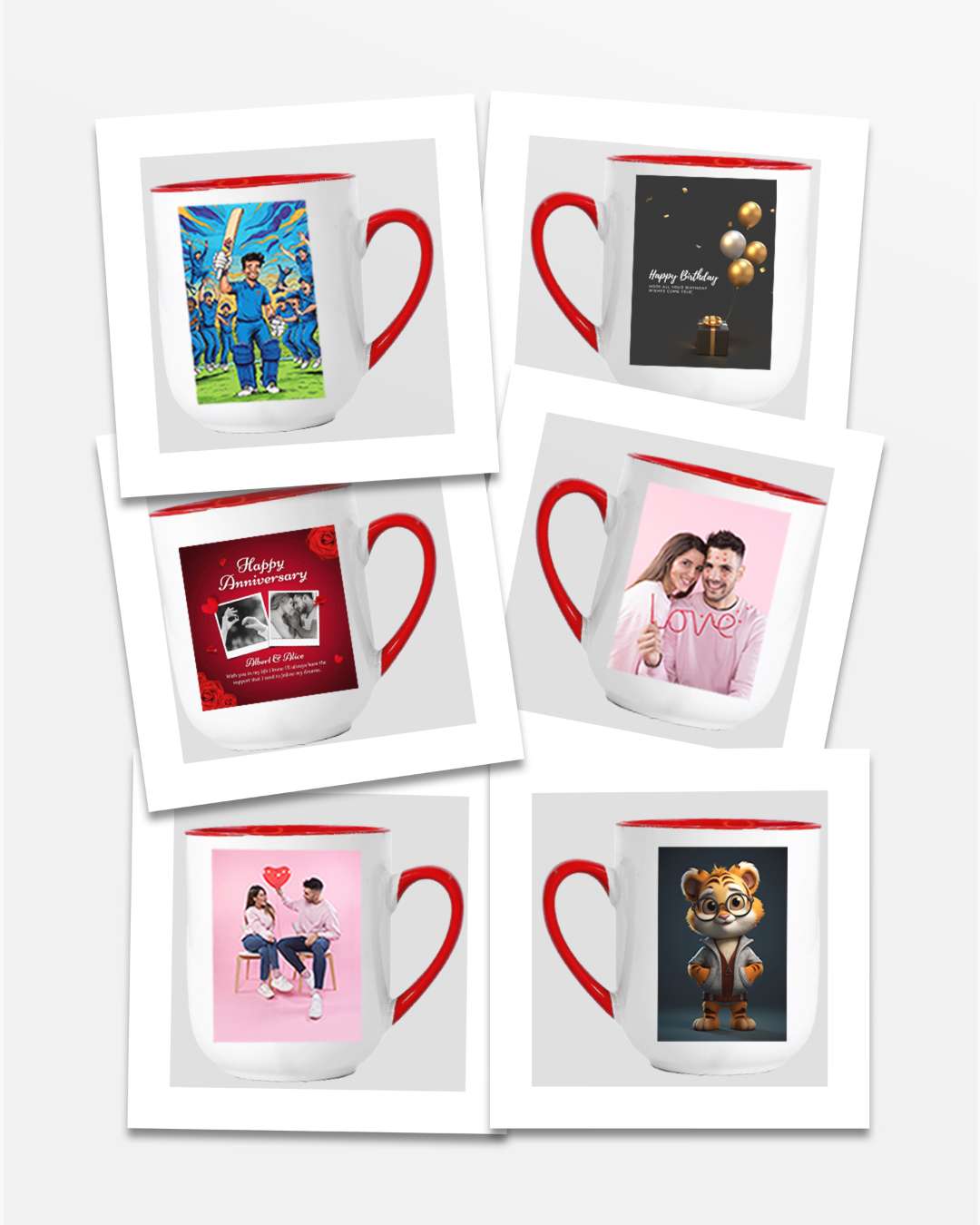 15oz Red Inner Color Mug | Red