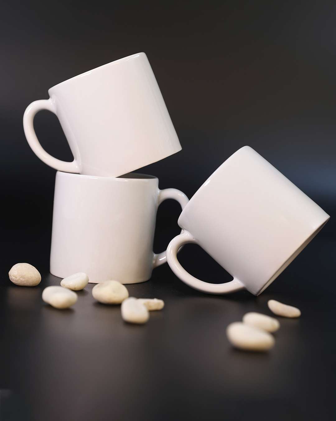 4oz White Mug | Black