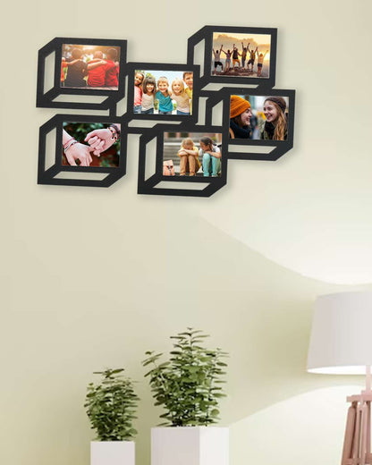 Collage – Sublimation Photo Frame  | Black