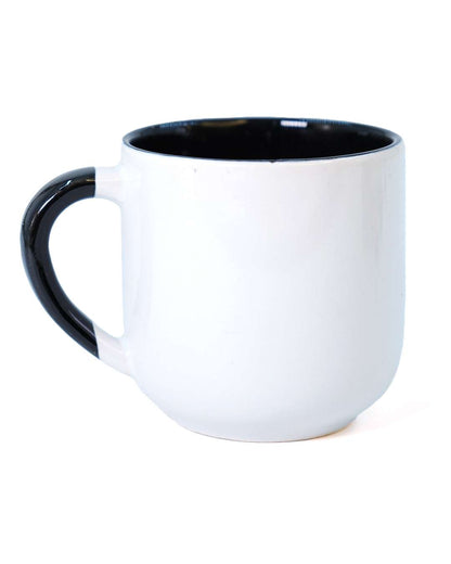 6oz Black Inner Color Mug  | Black