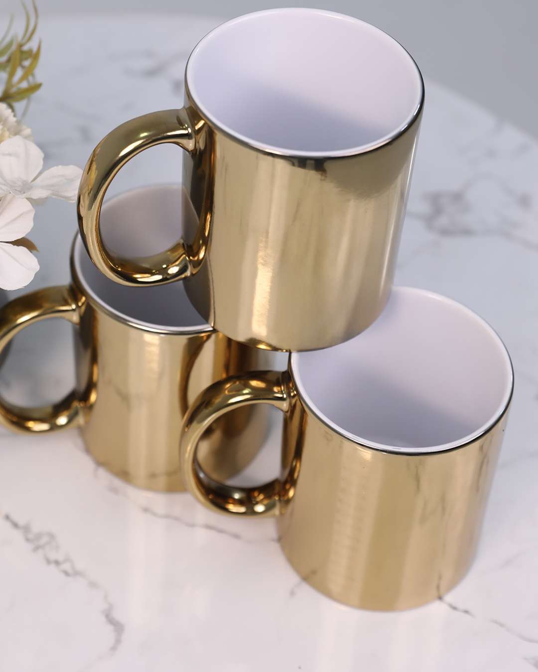 Metallic Golden Mug | Golden