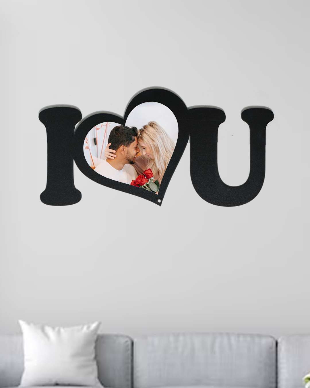 I Love You Sign – Sublimation Photo Frame  | Black
