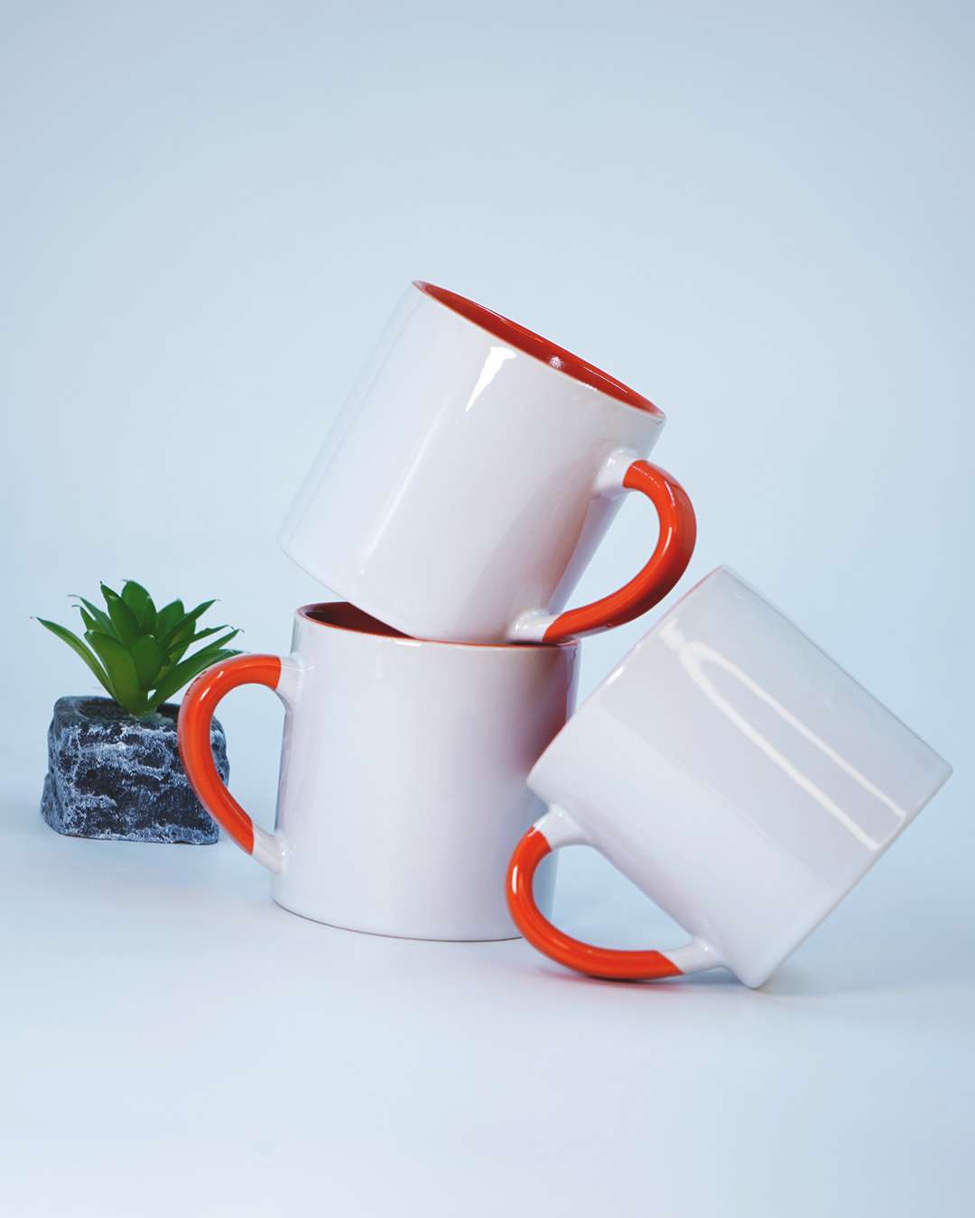 6oz Red Inner Color Mug   | Red Inner